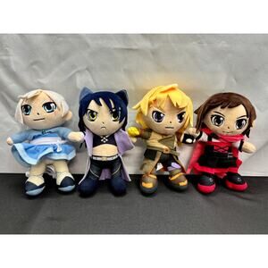 Rooster Teeth RWBY Plush Team Set: Ruby, Weiss, Blake, & Yang, Blake Misprint